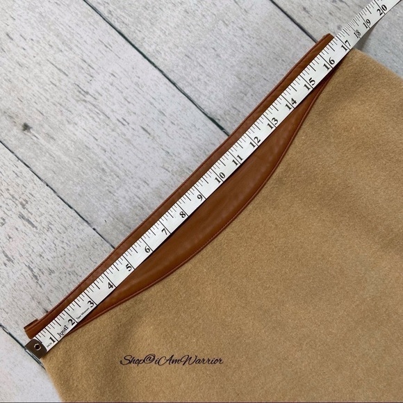 Ralph Lauren Black label Cashmere Blend Pencil Skirt with Leather Buckled Waist - Picture 9 of 13